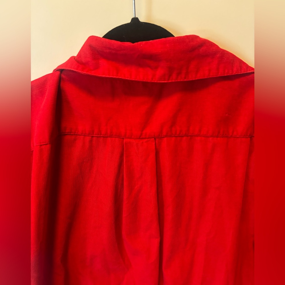 Vintage Victoria's Secret Country red button-down shirt Small - Picture 7 of 12